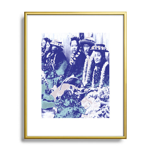 Deb Haugen Lei Makers Metal Framed Art Print