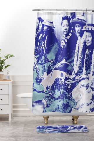 Deb Haugen Lei Makers Shower Curtain And Mat