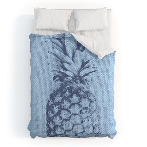 Deb Haugen Linen Pineapple Duvet Cover