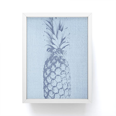 Deb Haugen Linen Pineapple Framed Mini Art Print