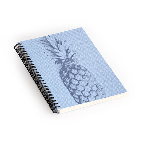 Deb Haugen Linen Pineapple Spiral Notebook