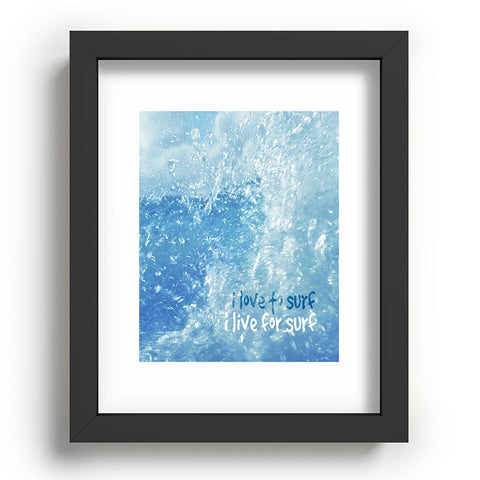 Deb Haugen Live For Surf Recessed Framing Rectangle