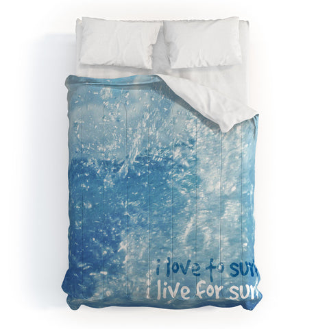 Deb Haugen Live For Surf Comforter