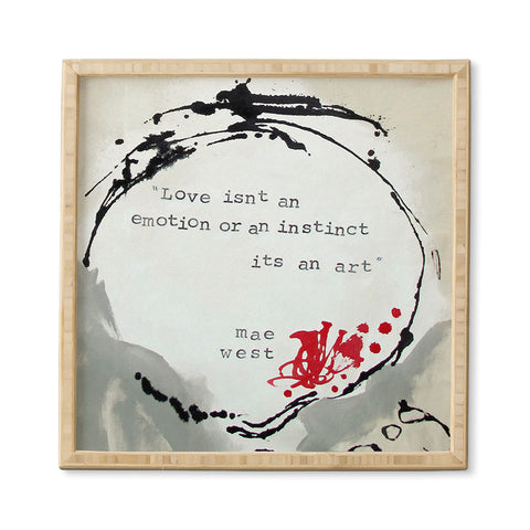 Deb Haugen Love 2 Framed Wall Art