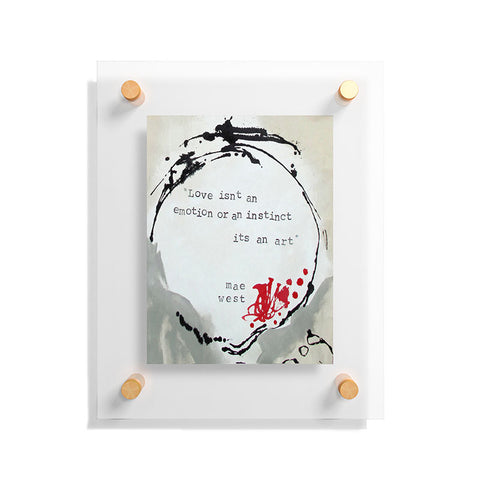 Deb Haugen Love 2 Floating Acrylic Print