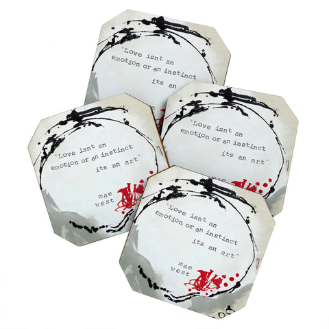 Deb Haugen Love 2 Coaster Set