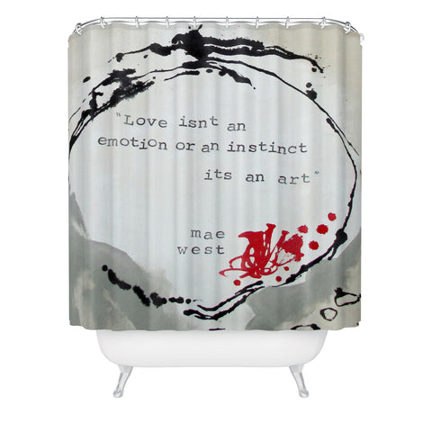 Deb Haugen Love 2 Shower Curtain