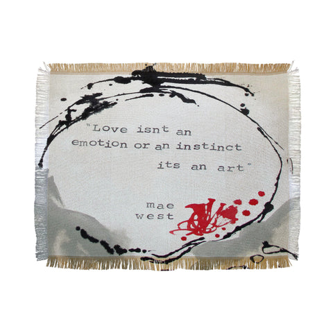 Deb Haugen Love 2 Throw Blanket