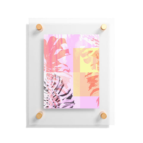 Deb Haugen Luau Monstera Floating Acrylic Print