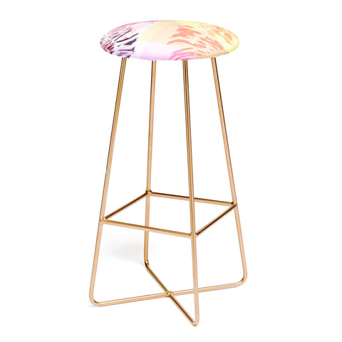 Deb Haugen Luau Monstera Bar Stool