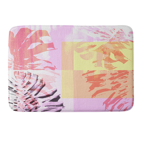 Deb Haugen Luau Monstera Memory Foam Bath Mat