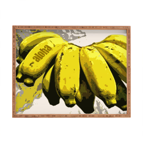 Deb Haugen lucky banana Rectangular Tray