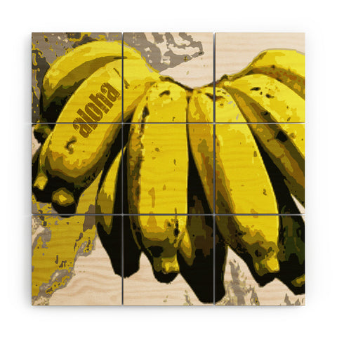 Deb Haugen lucky banana Wood Wall Mural