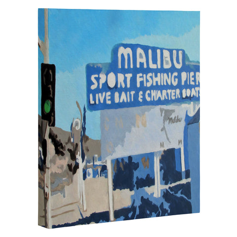 Deb Haugen Malibu Pier Art Canvas