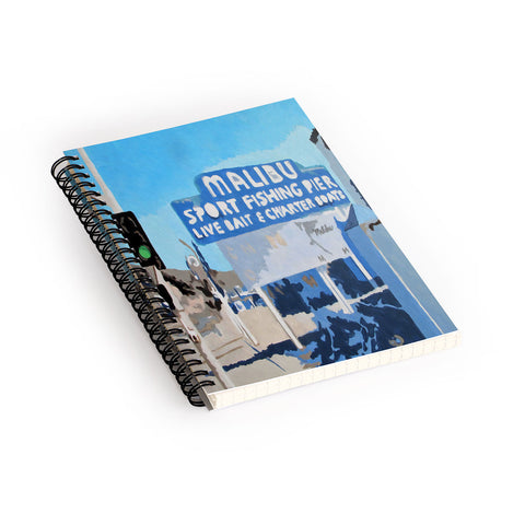 Deb Haugen Malibu Pier Spiral Notebook