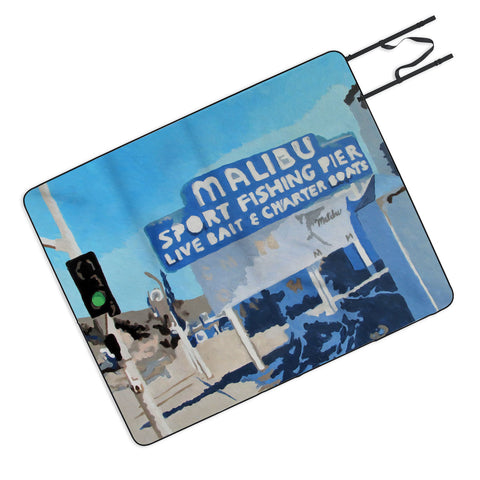 Deb Haugen Malibu Pier Picnic Blanket