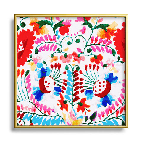 Deb Haugen Mexican Surf Trip Metal Square Framed Art Print