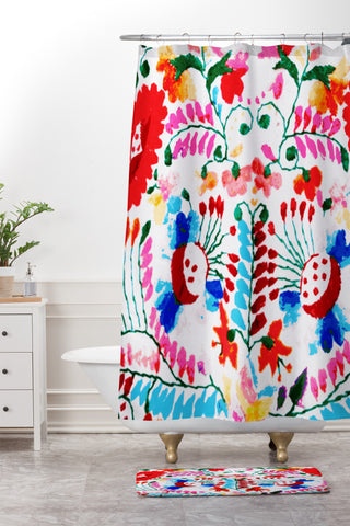 Deb Haugen Mexican Surf Trip Shower Curtain And Mat