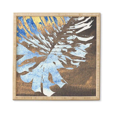 Deb Haugen Monstera Gold Framed Wall Art