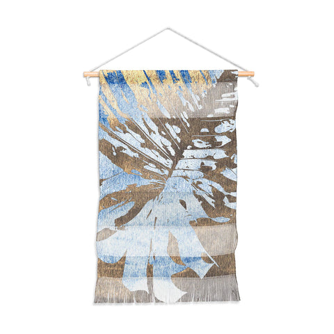 Deb Haugen Monstera Gold Wall Hanging Portrait