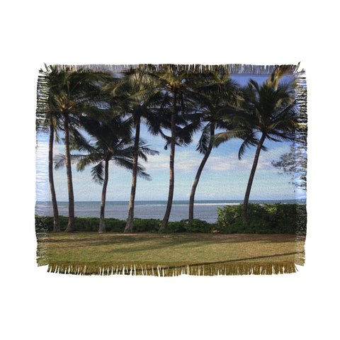 Deb Haugen Morning Waialua Throw Blanket