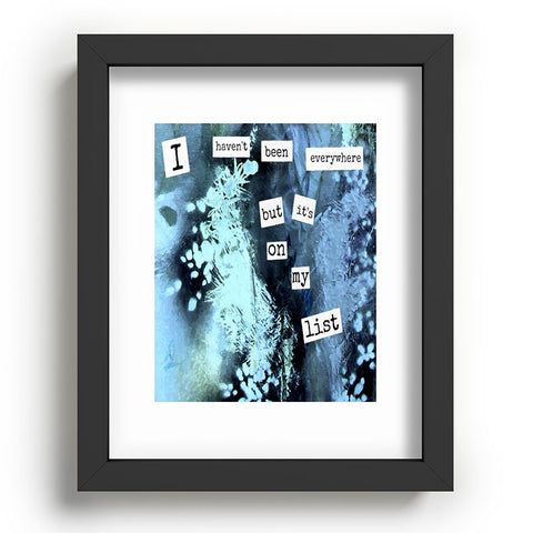 Deb Haugen My List Recessed Framing Rectangle