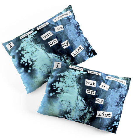 Deb Haugen My List Pillow Shams