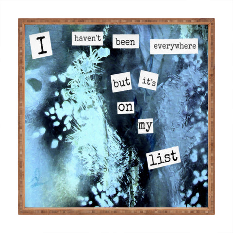 Deb Haugen My List Square Tray