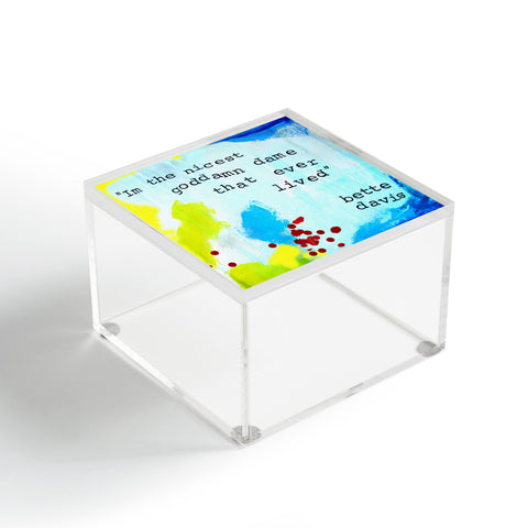 Deb Haugen Nicest Dame Acrylic Box