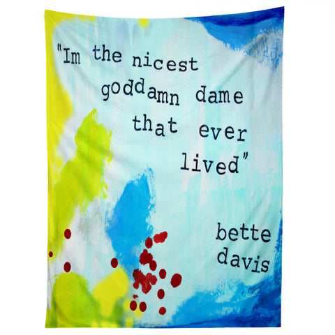 Deb Haugen Nicest Dame Tapestry