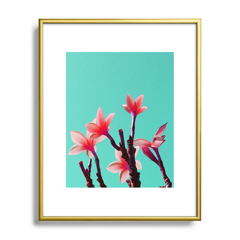 Deb Haugen North Shore Plumeria Metal Framed Art Print