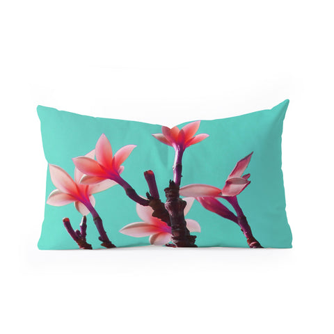 Deb Haugen North Shore Plumeria Oblong Throw Pillow