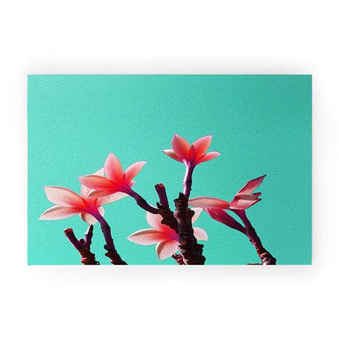 Deb Haugen North Shore Plumeria Welcome Mat