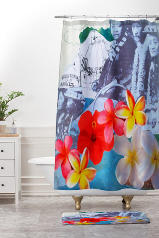 Deb Haugen North Shore Shower Curtain And Mat