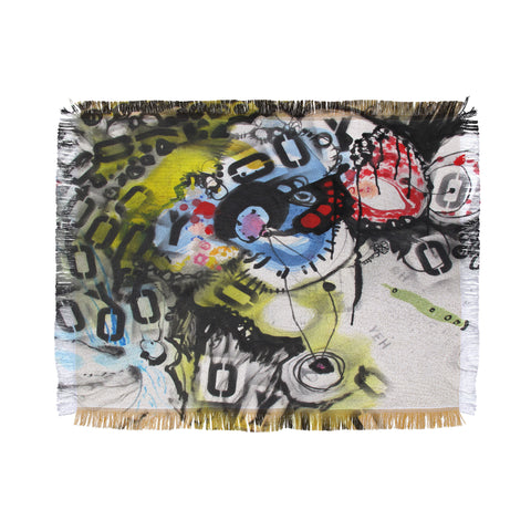 Deb Haugen Oh Yeh Throw Blanket