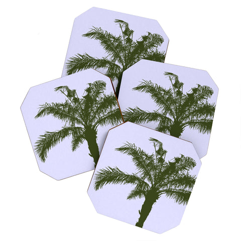 Deb Haugen Olive Palm Coaster Set