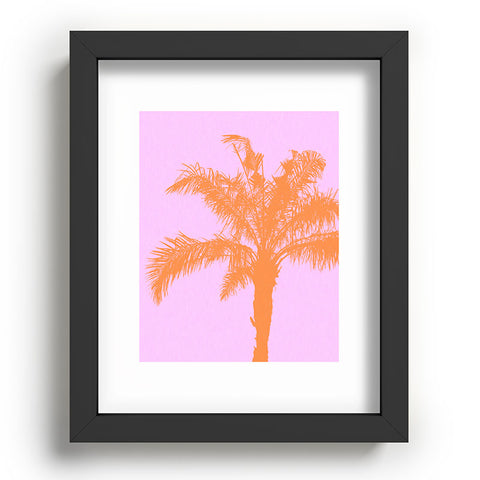 Deb Haugen Orange Palm Recessed Framing Rectangle