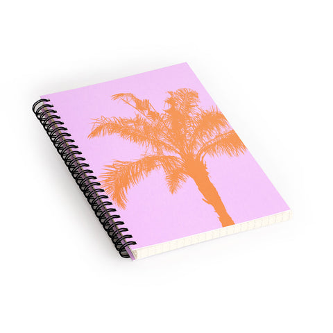 Deb Haugen Orange Palm Spiral Notebook