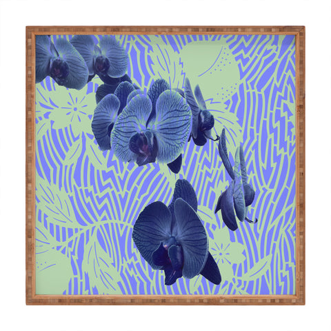 Deb Haugen Orchids Hauula Square Tray