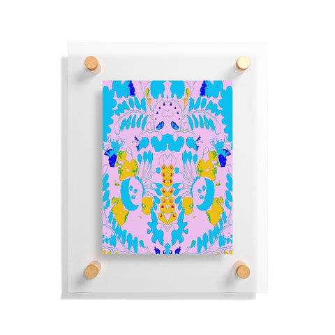 Deb Haugen Organic print pink Floating Acrylic Print