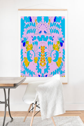 Deb Haugen Organic print pink Art Print And Hanger