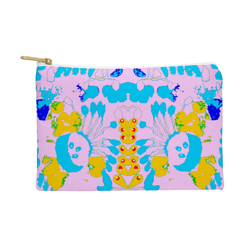 Deb Haugen Organic print pink Pouch