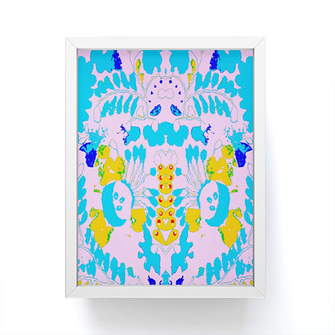 Deb Haugen Organic print pink Framed Mini Art Print