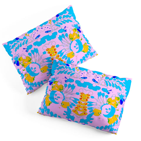 Deb Haugen Organic print pink Pillow Shams