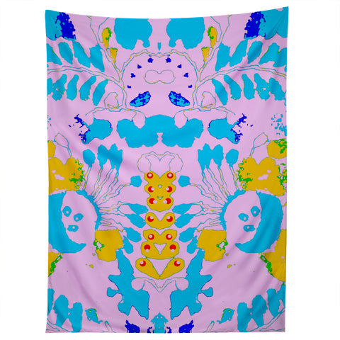 Deb Haugen Organic print pink Tapestry