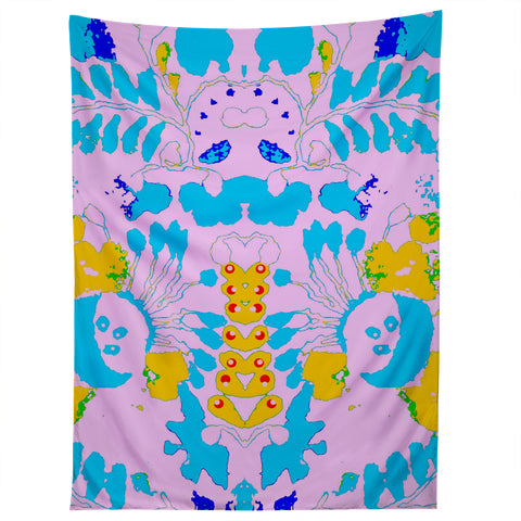 Deb Haugen Organic print pink Tapestry