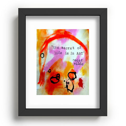 Deb Haugen Oscar Wilde Recessed Framing Rectangle