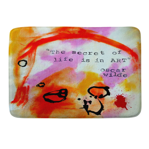 Deb Haugen Oscar Wilde Memory Foam Bath Mat