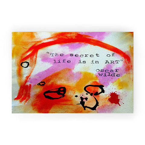 Deb Haugen Oscar Wilde Welcome Mat