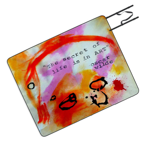 Deb Haugen Oscar Wilde Picnic Blanket
